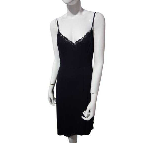 Express Babydoll Whimsigoth Women's Size 6 Lace Witchy Fairygoth Dark Slip Dress - Picture 1 of 11